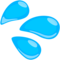 Sweat Droplets emoji on Messenger